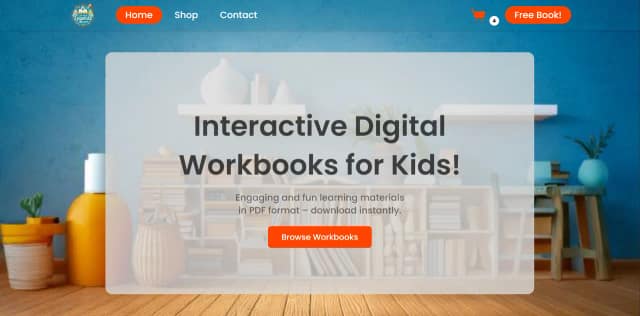 Little Legends Library homepage