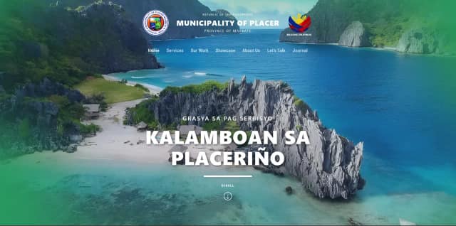 Placer Municipal Website homepage