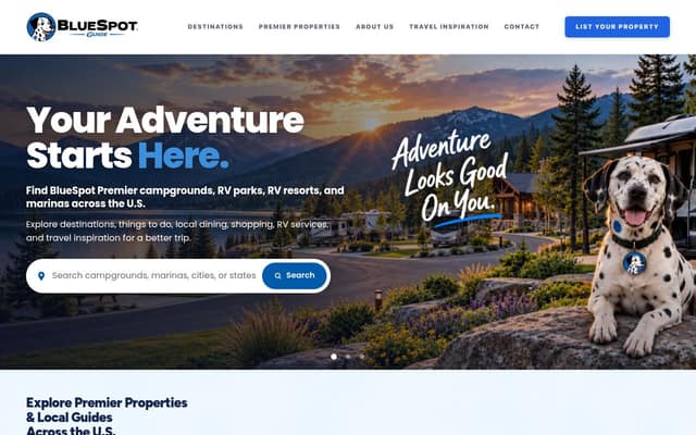BlueSpot Guide homepage