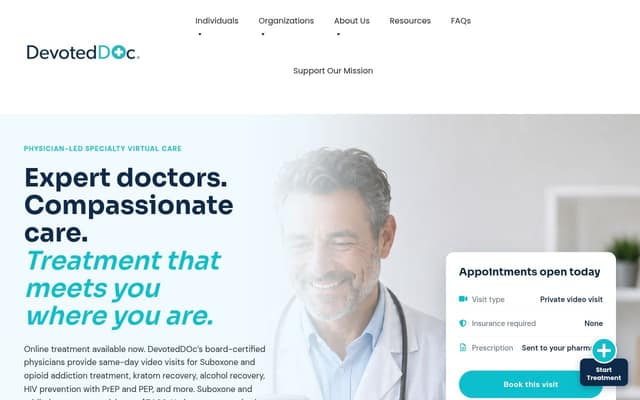 DevotedDoc homepage