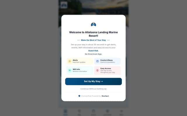 Allatoona Landing Marine Resort Guest Hub homepage